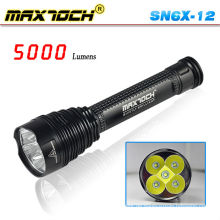Maxtoch-SN6X-12 Cree 4500 Lumen 26650 Led-Taschenlampe Super Kapazität